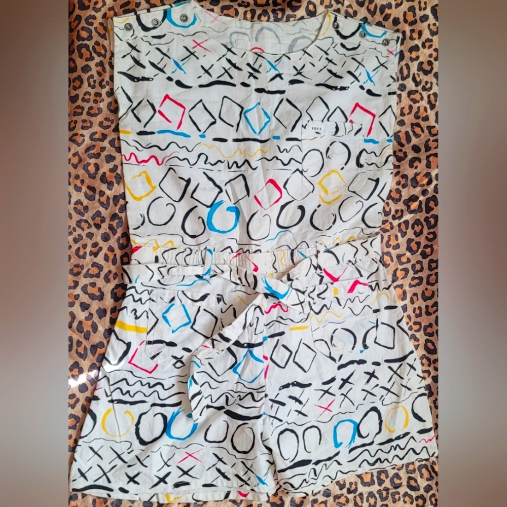 Abstract Patterned Women's Jumpsuit